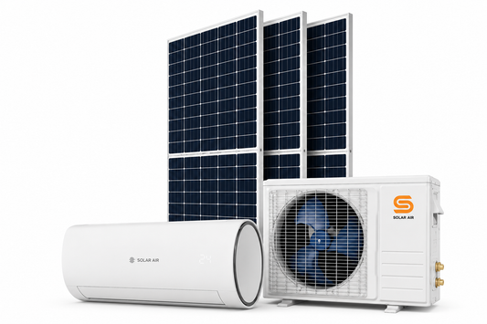 ECOSOLARIS 12K Hybrid Solar Mini Split Solar Panel Kit (1065W)