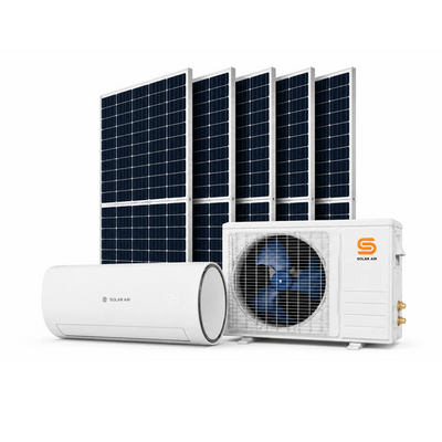 ECOSOLARIS 18K Hybrid Solar Mini Split Solar Panel Kit (1775W)