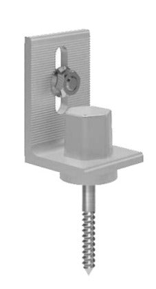 SunModo EZ Metal Roof Mount 4" Tall EZ L-Foot Black EZM-TALL-B