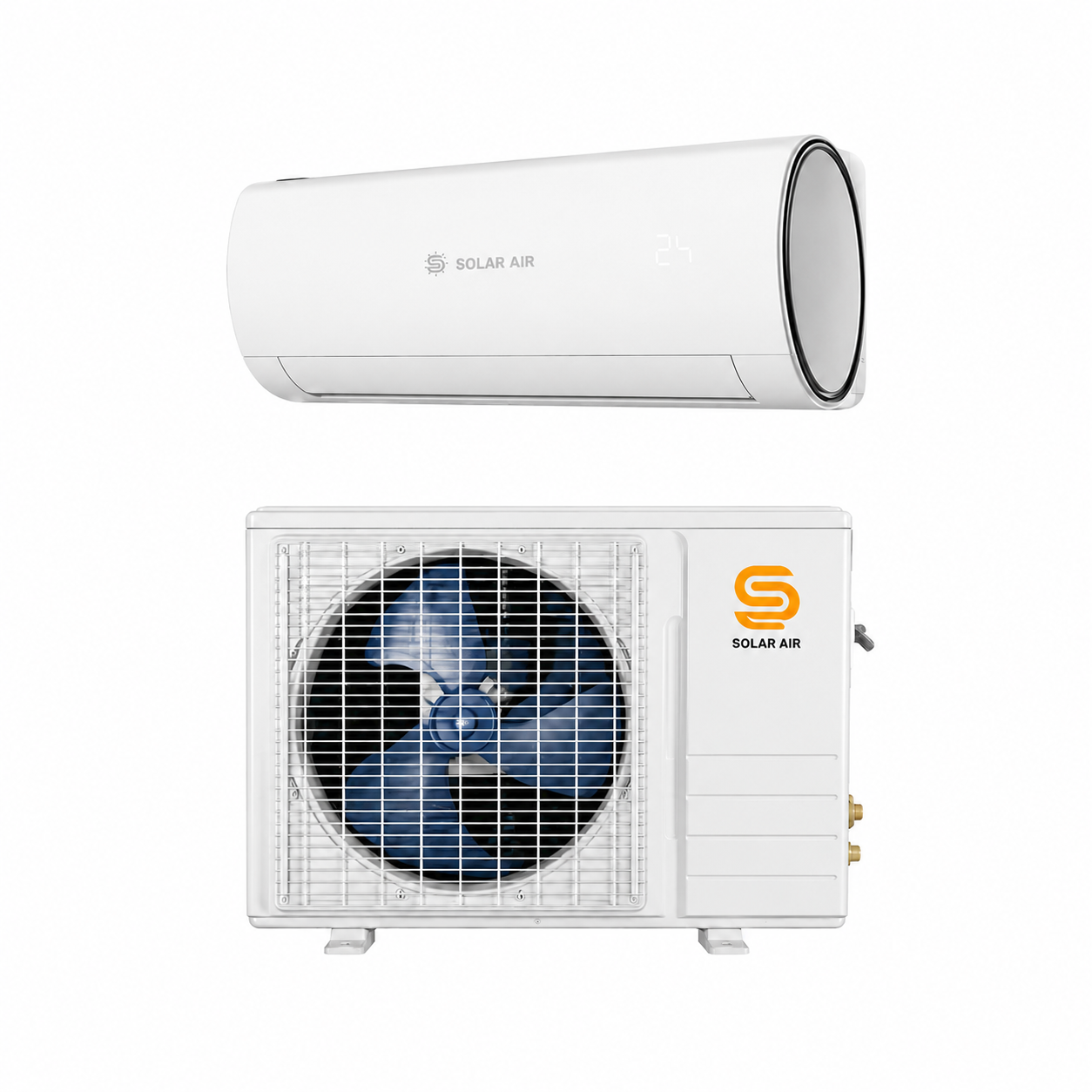 ECOSOLARIS 18,000 BTU Hybrid Solar Air Conditioner Heat Pump Mini Split – ECO-SPLIT-18K-R32-V2