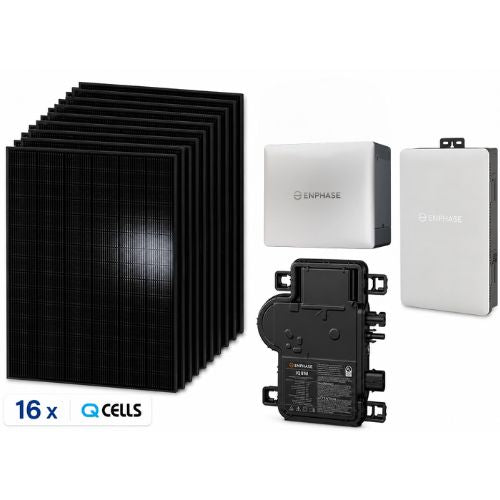 10kW Qcells / Enphase IQ8MC Solar + Storage Kit – With 10kWh IQ Battery 10C, Combiner, Cables