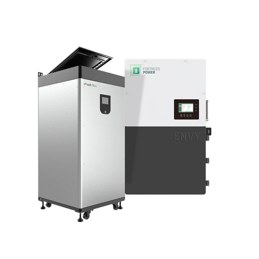 Fortress Power eVault Max 18.5 kWh + Envy 12 kW All in One Hybrid Inverter Combo