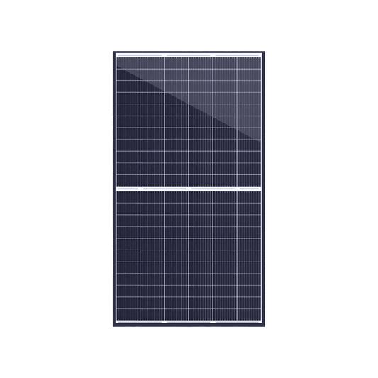 HT-SAAE 405W HT66-166M Bifacial Solar Panel with Black Frame – 20.8% Efficiency, Half-Cut PERC 9BB Cells