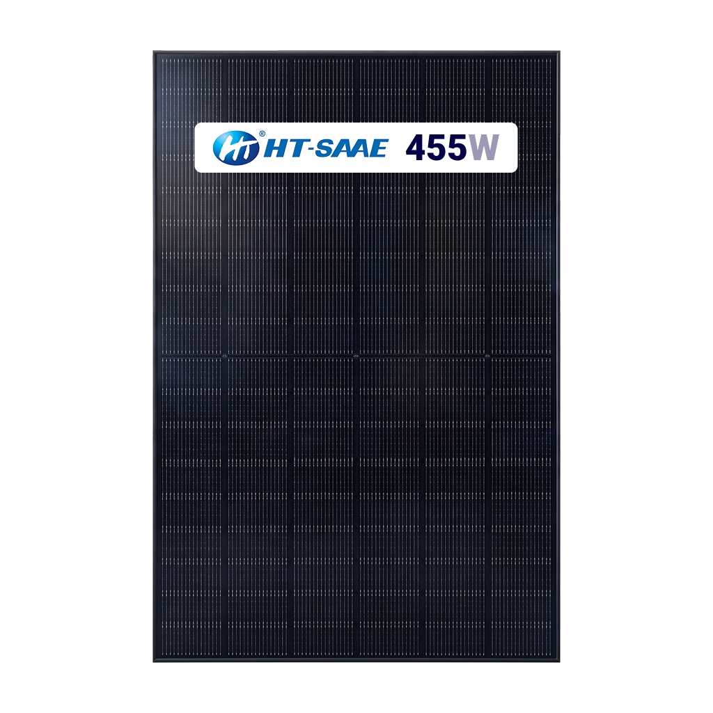 HT-SAAE Solar 455W (Pallet of 36) N-Type TOPCon Bifacial Dual-Glass Solar Panel HT54-18X(ND)-F 455W