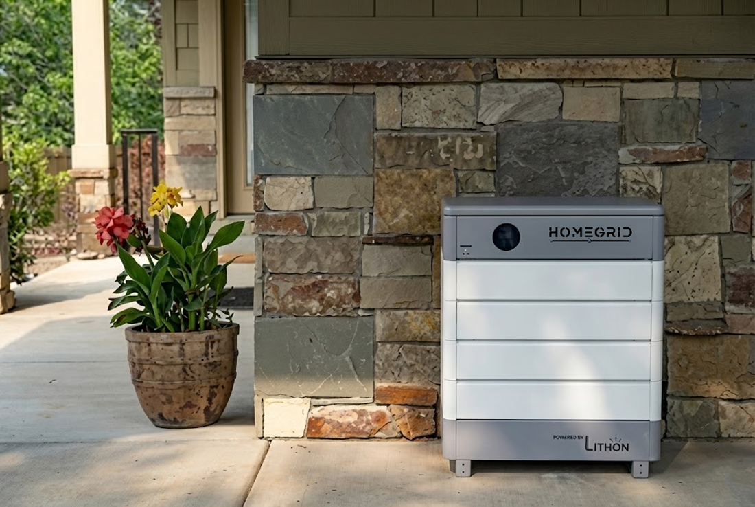 HomeGrid Stack'd HEATED 19.2 kWh - (4) 48V Lithium Battery Heated All Weather Modules + BMS and Base HG-4-Stack