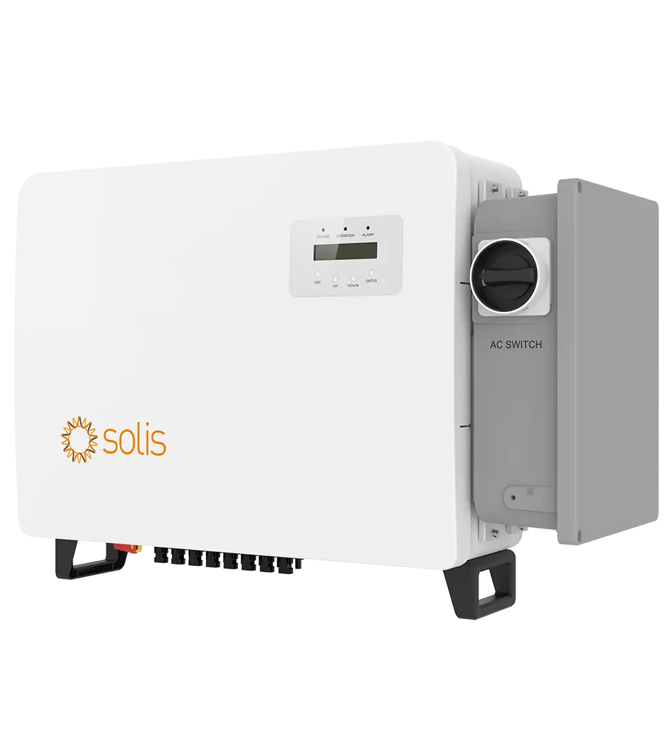 Solis 30kW 208V 3-Phase Grid-Tie Solar Inverter w/ Tigo – S6-GC30K-LV-US-RSS