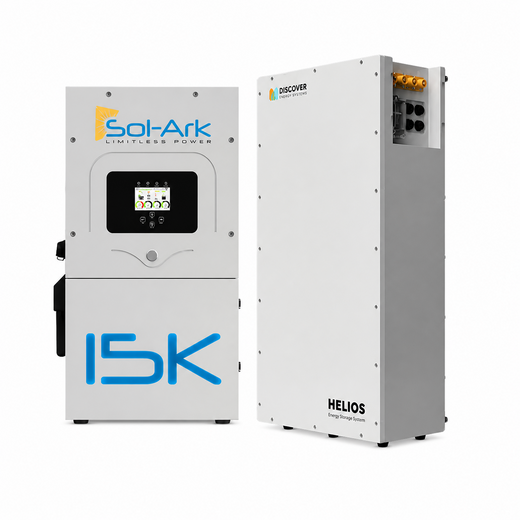 Sol Ark 15kW Inverter + 1 x Discover Helios Outdoor Battery 16.1kWh
