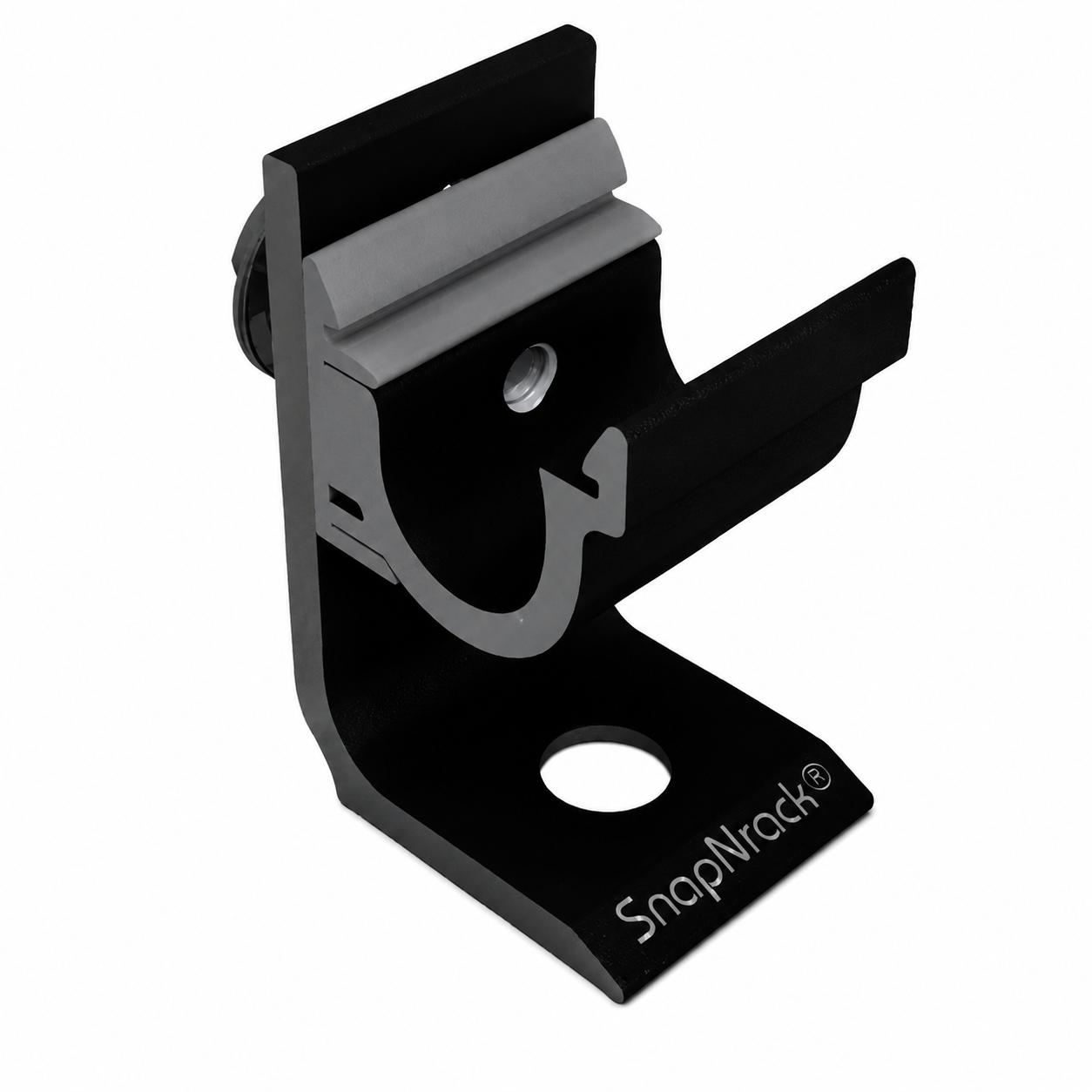 SnapNrack Ultra Rail Umbrella L-Foot Mount Black – Made in USA (242-01220-USA)