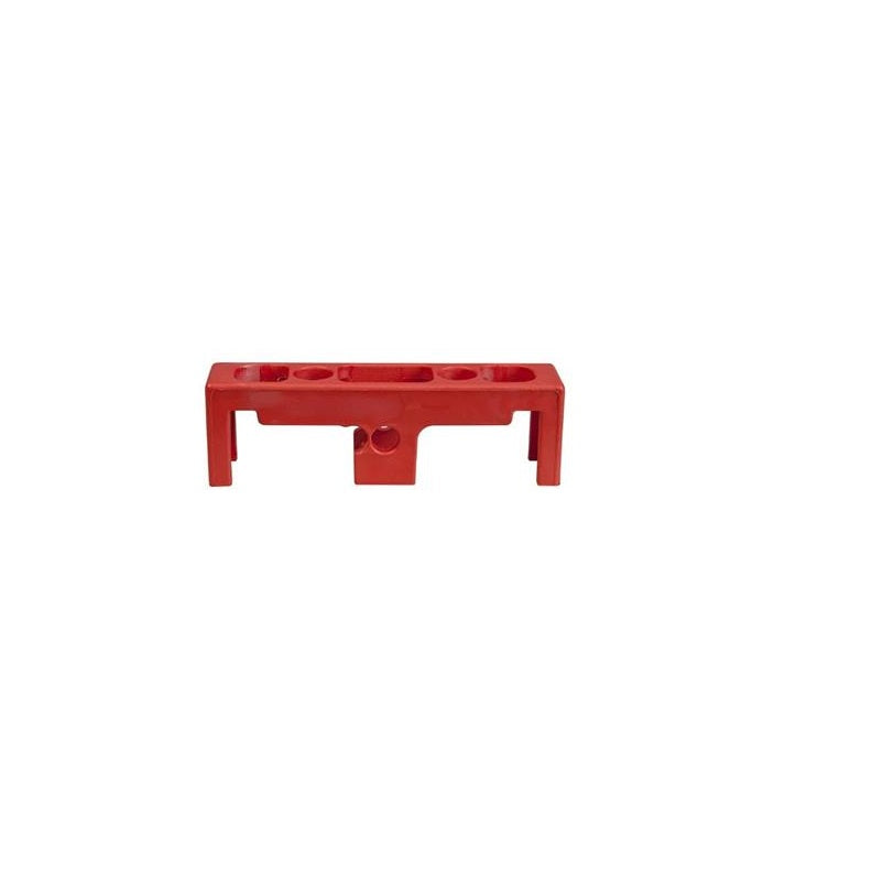 MidNite MN1/0SBBC-R (Short red) busbar insulator covers help protect from accidental shorts