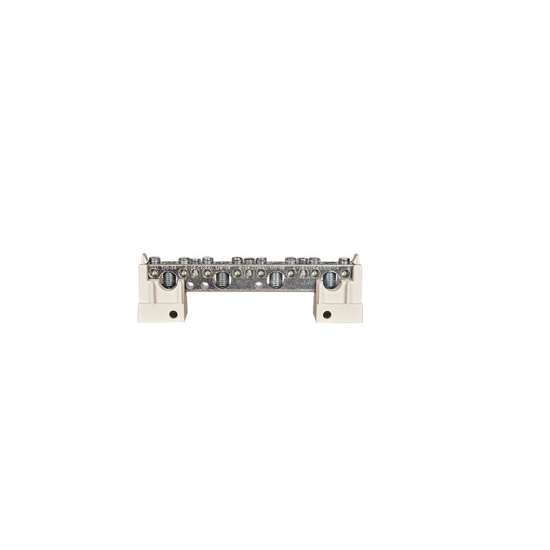 Four 1/0 & Eleven #6 Useable Wire Slots. MNTBB-W 180 amps - White