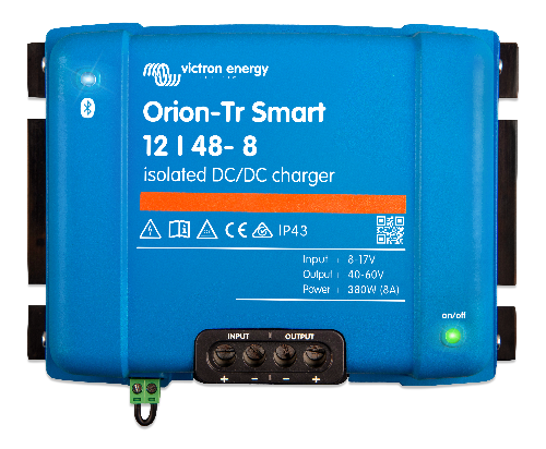 Victron Energy Orion-Tr Smart 12V to 48V 8A 380W Isolated DC-DC Charger – ORI124838120