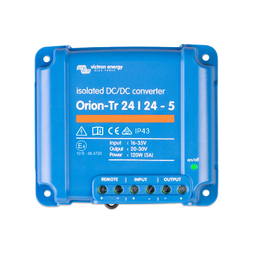 Victron Energy Orion-Tr 24V to 24V 5A 120W Isolated DC-DC Converter – ORI242410110