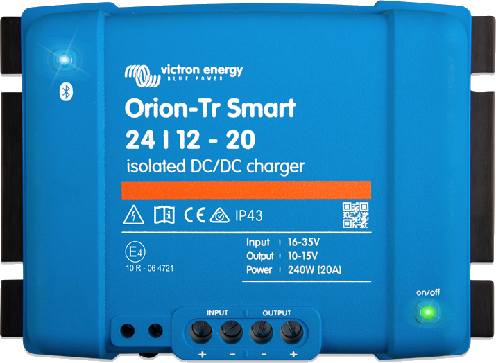 Victron Energy Orion-Tr Smart 48V to 12V 20A 240W Isolated DC-DC Charger – ORI481224120
