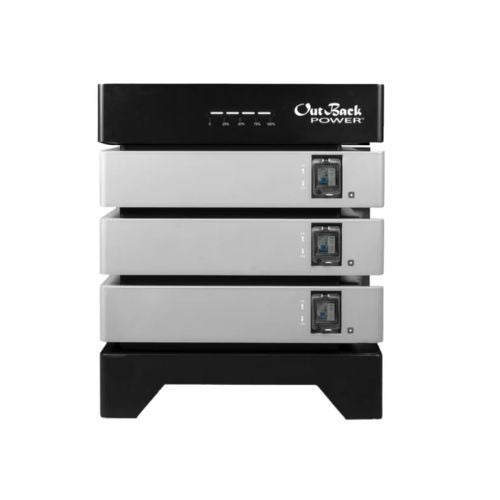 Outback Power 15.36kWh EnergyCell 5 Stackable Heated Lithium Battery - 3 Stack EC-FE5148