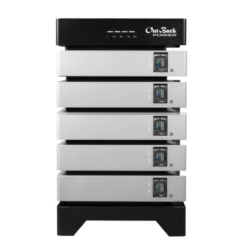 Outback Power 25.6kWh EnergyCell 5 Stackable Heated Lithium Battery - 5 Stack EC-FE5148