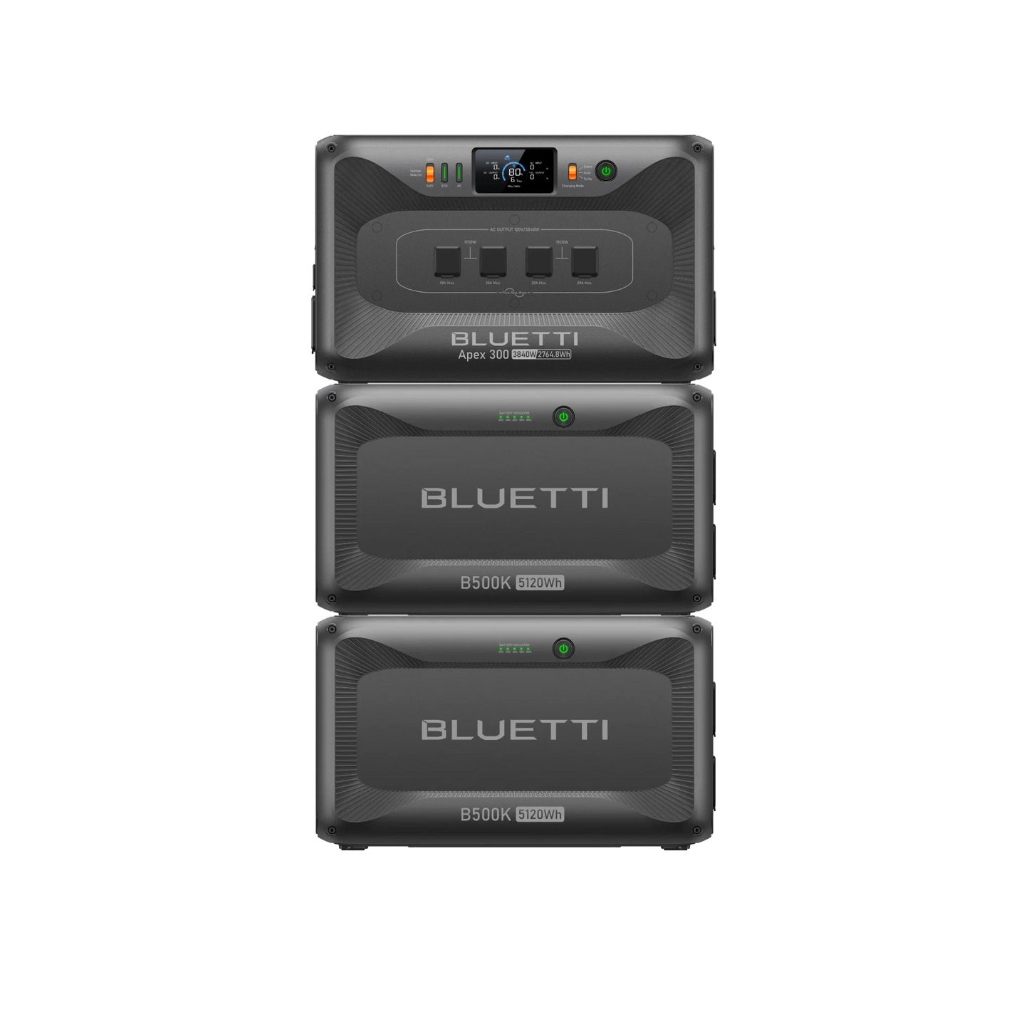 Bluetti Apex 300 + 2 B500K Expansion Battery Bundle