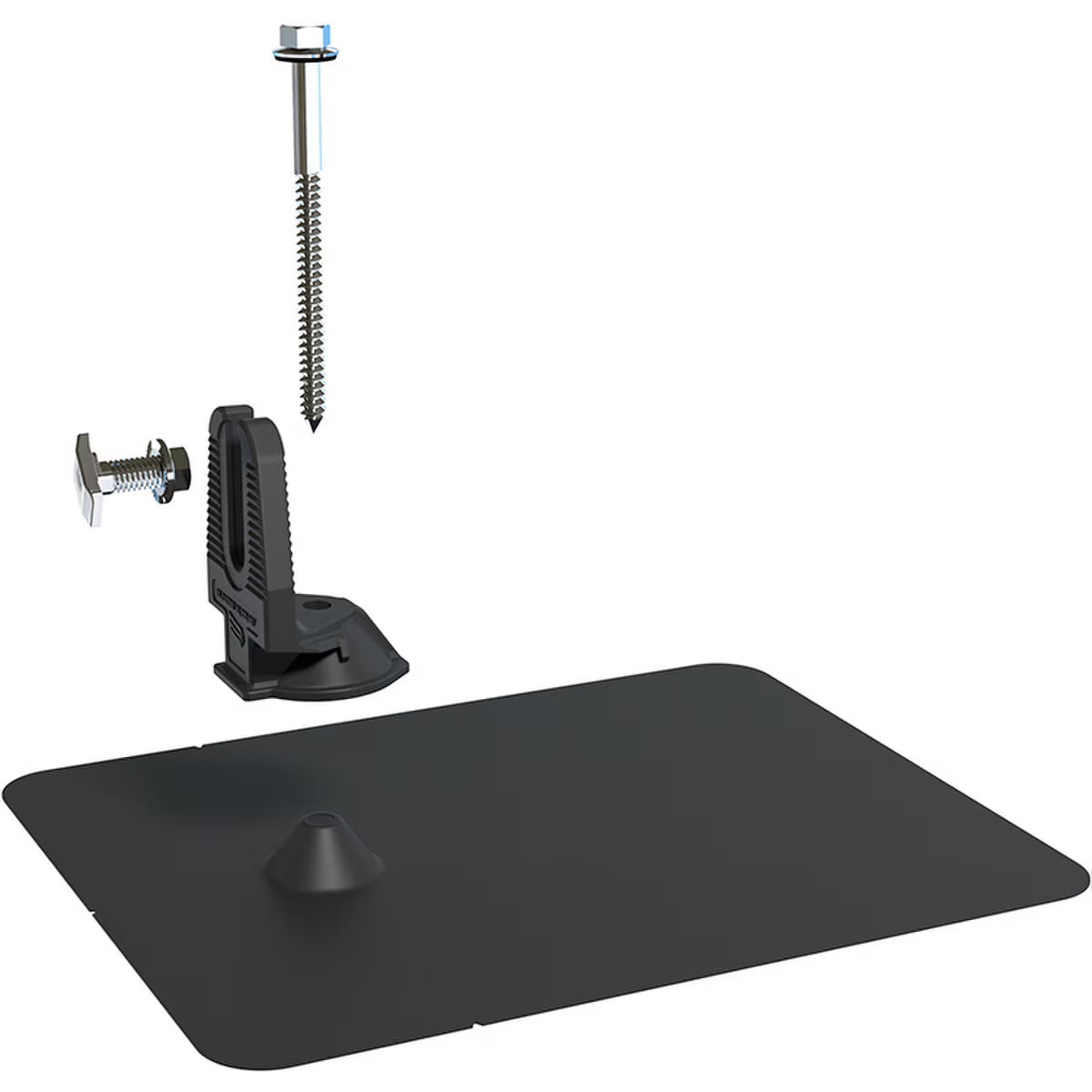 Pegasus Solar Comp L-foot Black Flashing (1 pc) PSCR-UBBDT