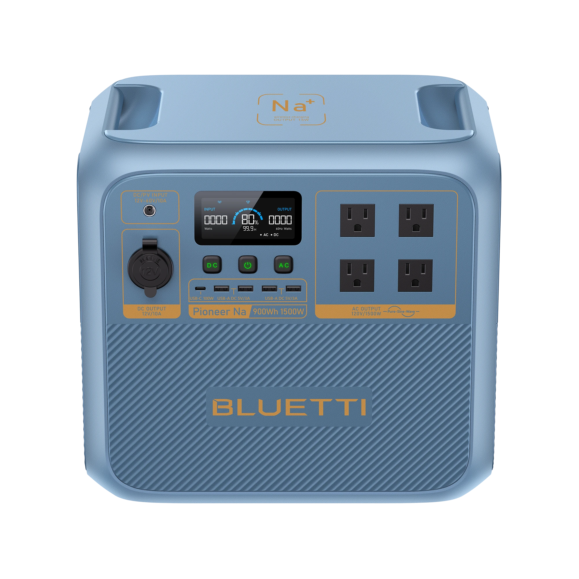 Bluetti Pioneer Na (Sodium) Portable Power Station 1,500W  | 900Wh