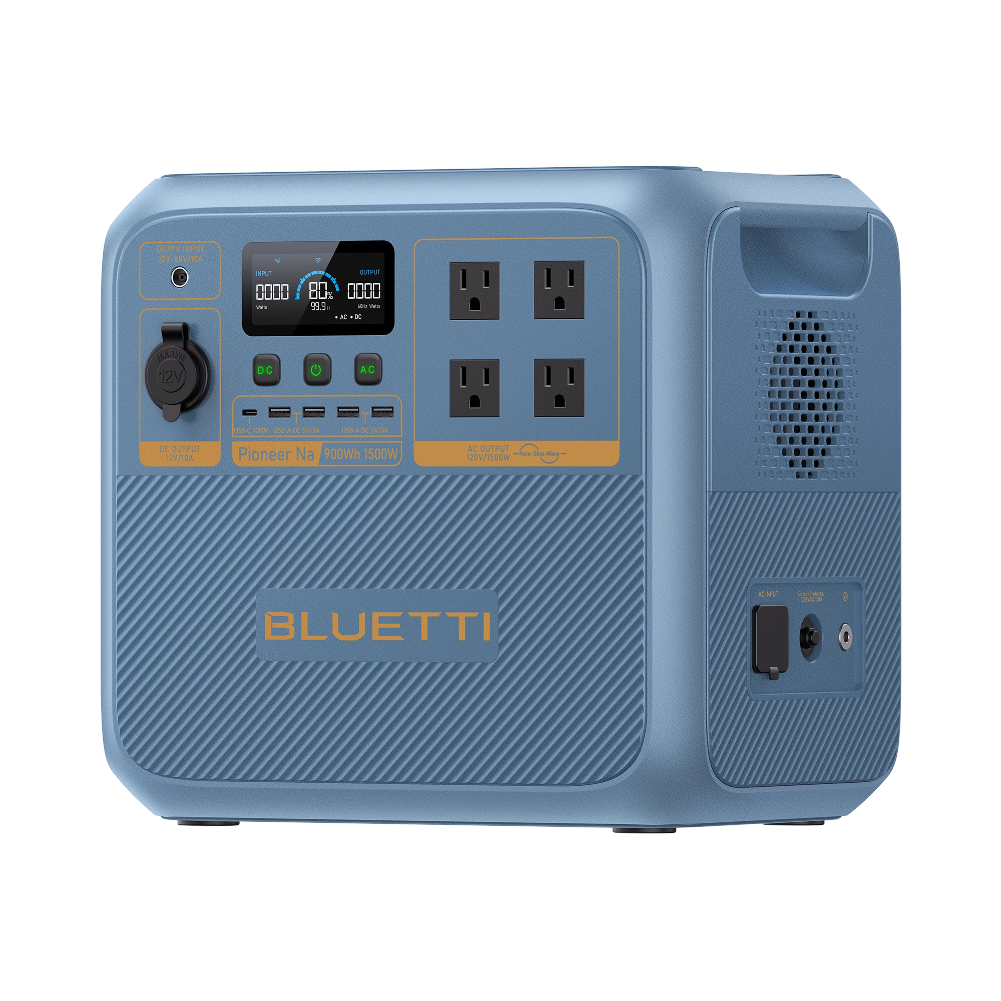 Bluetti Pioneer Na (Sodium) Portable Power Station 1,500W  | 900Wh