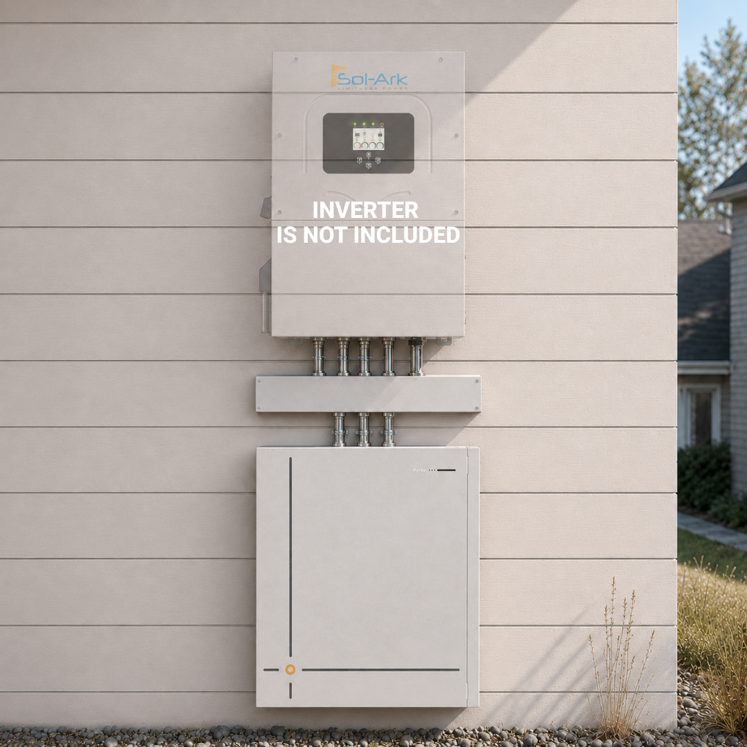 Pytes 16kWh V16 Wall-Mounted Outdoor LFP Battery 110402100209