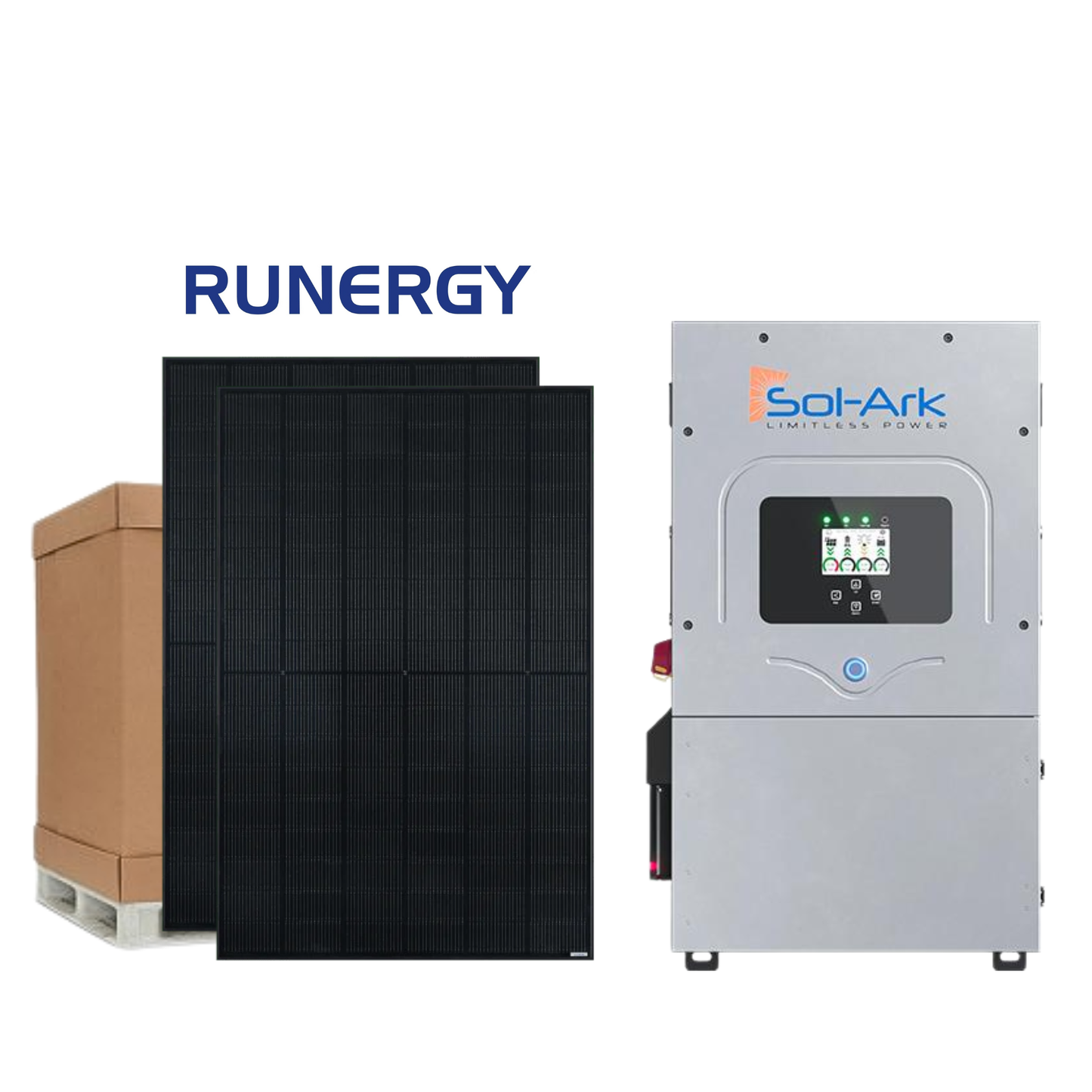12.6 kW Runergy 450W + Sol Ark 12kW Hybrid Inverter Bundle