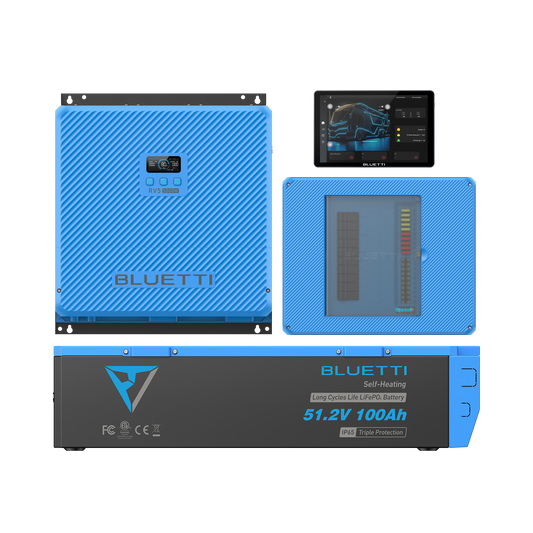Bluetti RV5 Power Bundle for RV and Camper (RV5 Hub + B4810 LiFePO₄ Battery + Epanel + Epad)