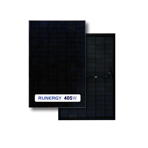 Runergy 405W Bifacial All Black Solar Panel HY-DH108P8B – US Solar Supplier
