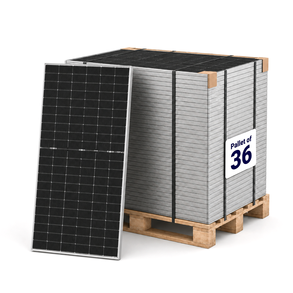 Runergy 540W (Pallet of 36) Mono PERC P type Bifacial Dual Glass Solar Panel HY-DH144P8-540