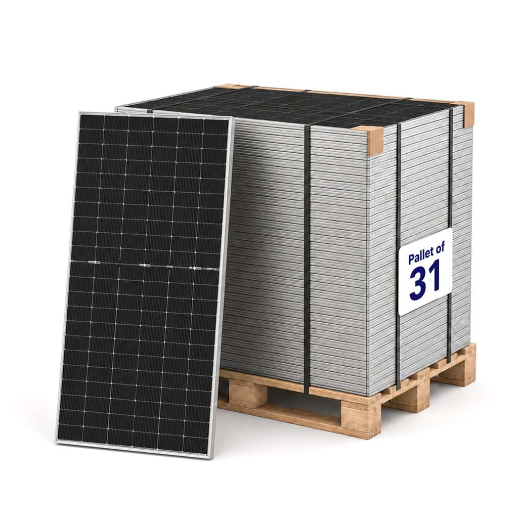 Runergy 585W (Pallet of 31) N-Type Bifacial Dual Glass Solar Panels HY-DH144N8 585W B GRADE