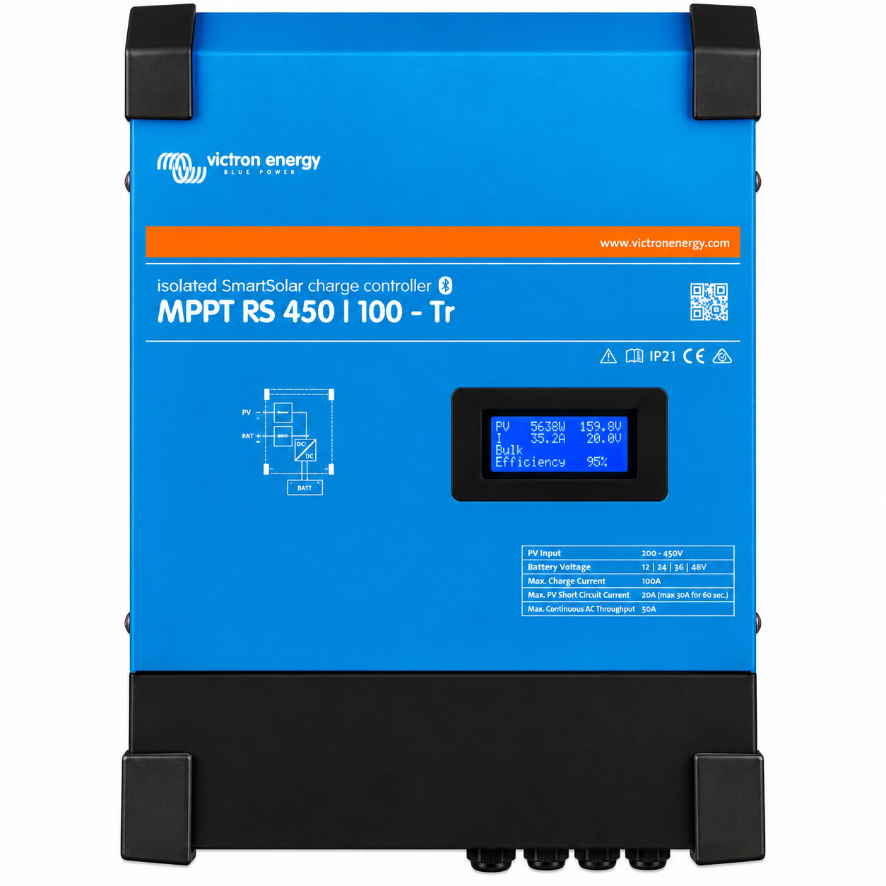Victron Energy Charge Controller MPPT RS 450/100-MC4  SCC145110512