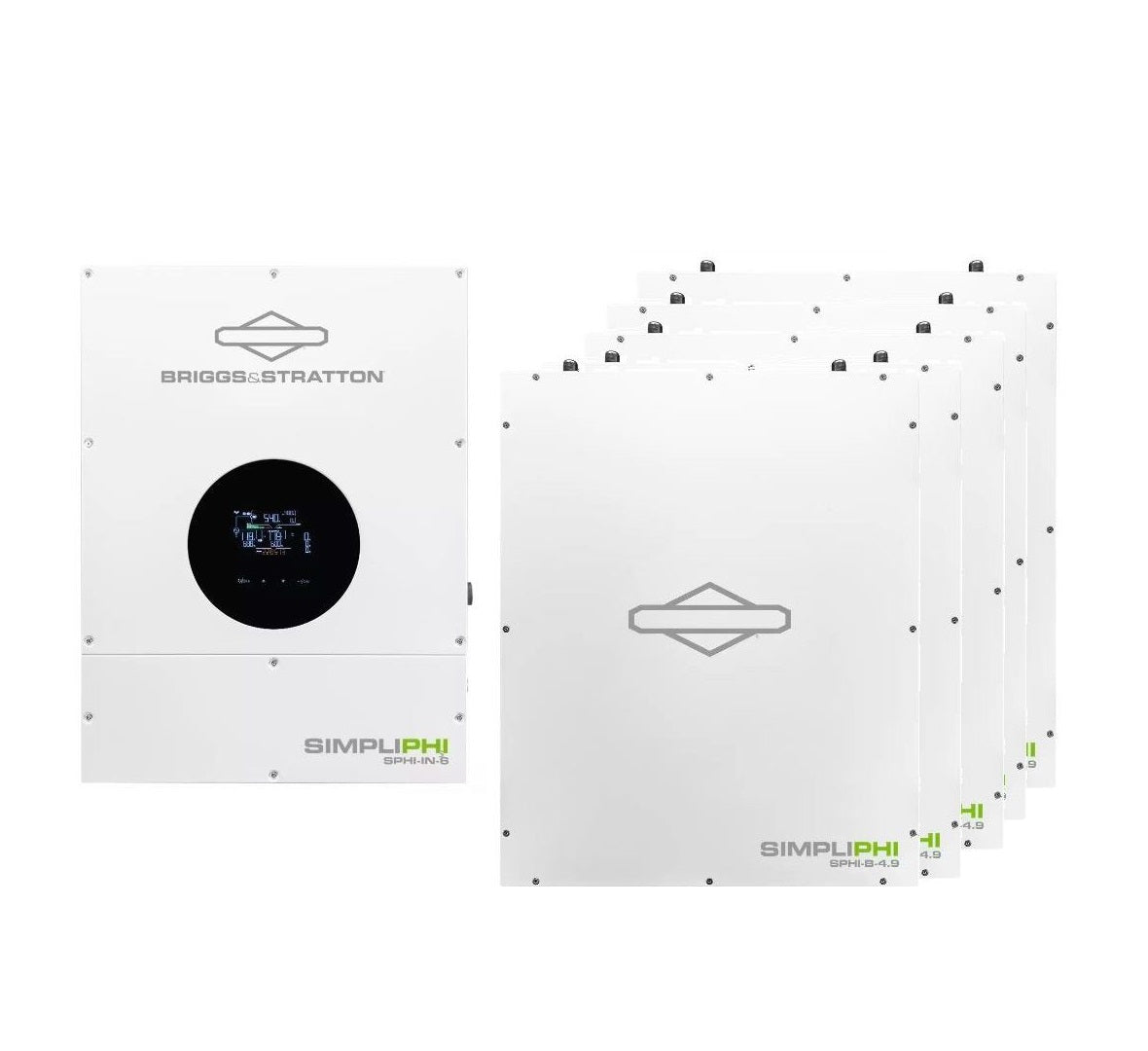 Simpliphi SPHI-ESS-30-12 Energy Storage System: 6 Batteries, 29.88 kWh, AC or D