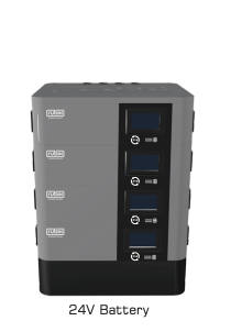 Rubix 5.12 kWh Battery 24 Volt | 200AH | Stack Series Lithium LifePO4 Battery RS25200