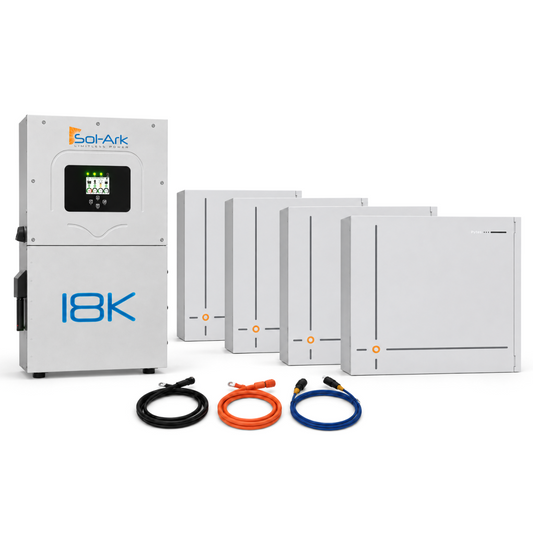 Sol-Ark 18K + (4) Pytes V16 64kWh Home Battery Backup Kit
