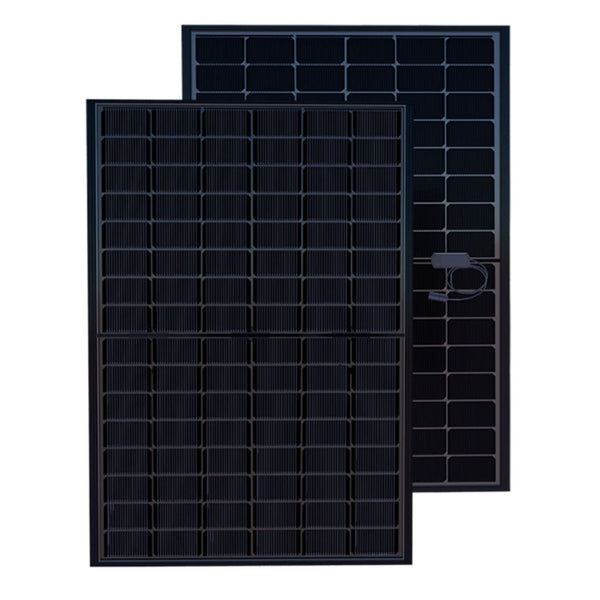 Solarever USA 450W (Pallet of 36) N-Type Bifacial Dual Glass All Black Solar Panel | SE-182*105-450M-96-BD
