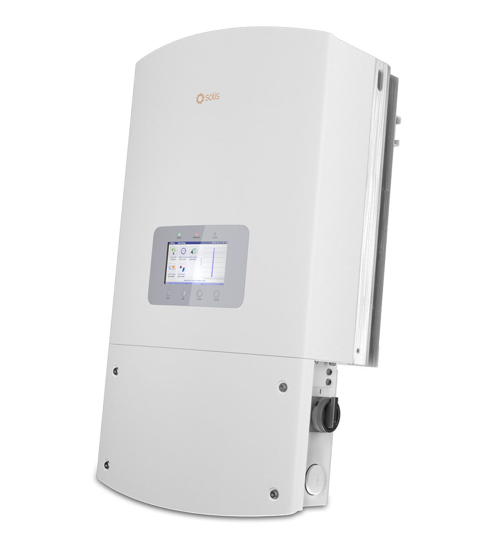 Solis-40K-US-SW 40kW Solis Solar Inverter, 4 - MPPT, 3-phase 480VAC - 10 Year Standard Warranty