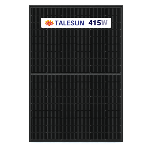 Talesun 415W BIPRO Black on Transparent 108 Half-Cell Bifacial Solar Panel TP7G54M(H)-415-BB