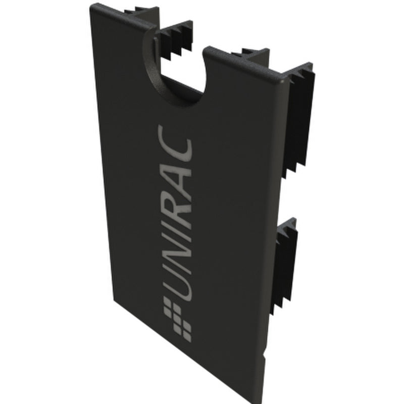 UniRac GFT-CAP Black End Cap for Solar Racking. – US Solar Supplier