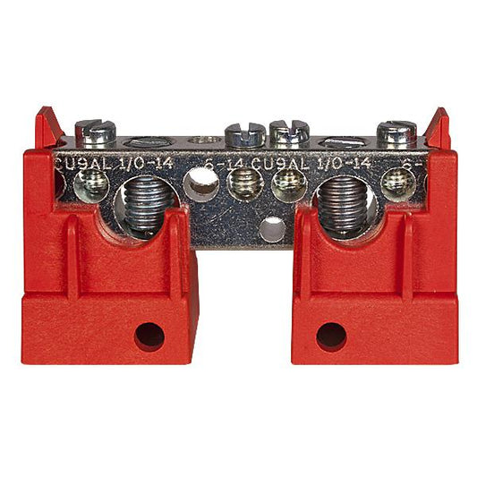 Midnite MNSBB-R Short Busbar Shorter Version of the Insulated Bus Bars. Red.