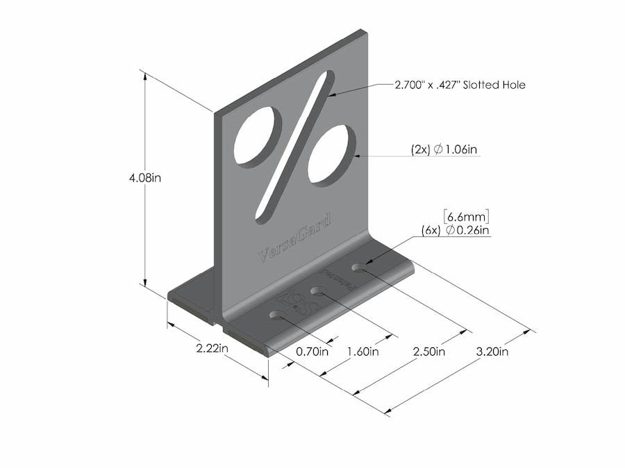 S-5! VersaGard Bracket for Trapezoidal Face-Attached Metal Roofs