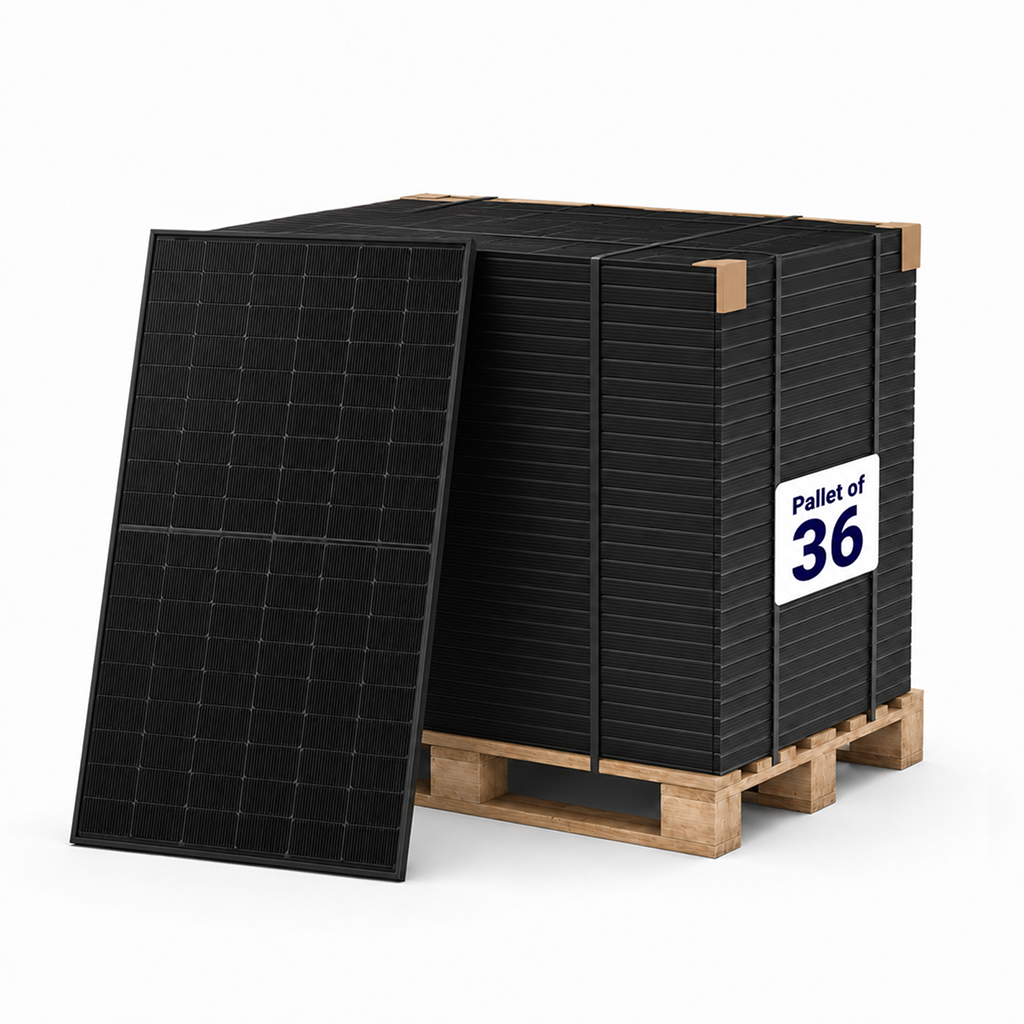 VSUN 440W (Pallet of 36) N-Type Bifacial Half‑Cut Solar Panel VSUN440N‑108BMH‑DG-BB Domestic Content