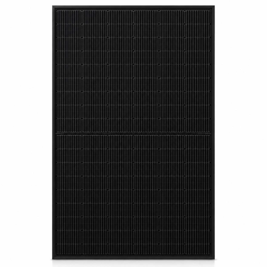 AMPS 410W All Black Monocrystalline Solar Panel AMPS-410P-54BB Front View