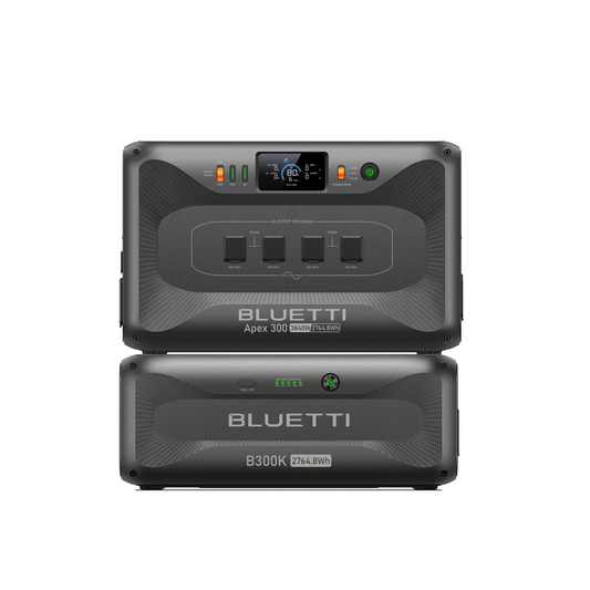 Bluetti Apex 300 + B300K2 Expansion Battery Combo for Power Station Home Battery Backup