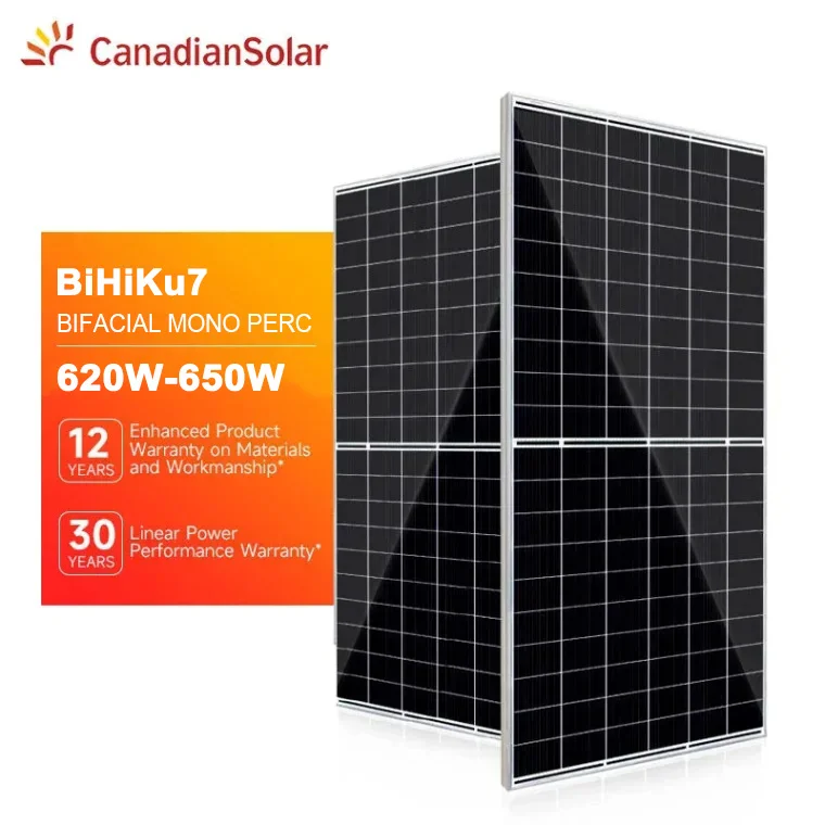 Canadian Solar 645W (Pallet of 31) BiHiKu7 Bifacial Solar Panel CS7N-645MB-AG