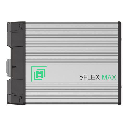 eFLEX MAX electronic device on a white background