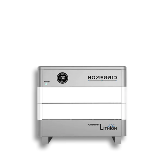 HomeGrid Stack'd 9.6 kWh - (2) 48V Lithium Battery Standard All Weather Modules + BMS and Base HG-2-Stack