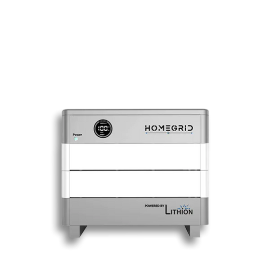 HomeGrid Stack'd 9.6 kWh - (2) 48V Lithium Battery Standard All Weather Modules + BMS and Base HG-2-Stack