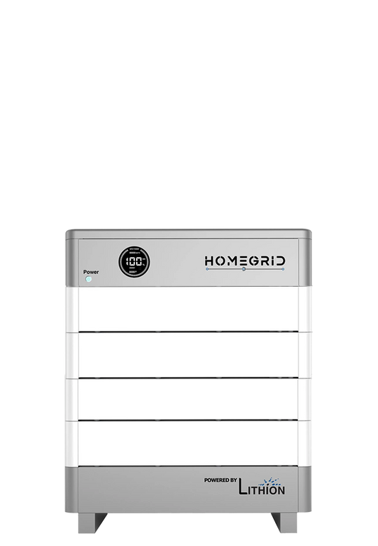 HomeGrid Stack'd HEATED 19.2 kWh - (4) 48V Lithium Battery Heated All Weather Modules + BMS and Base HG-4-Stack