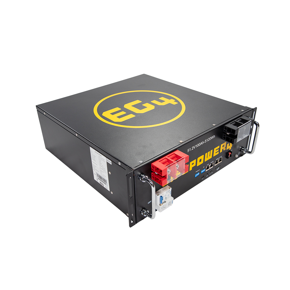 EG4 5.12kWh LIFEPOWER4 LiFePO4 Server Rack Battery 48V 100Ah EG4LIFPOW4-48 (No Display)