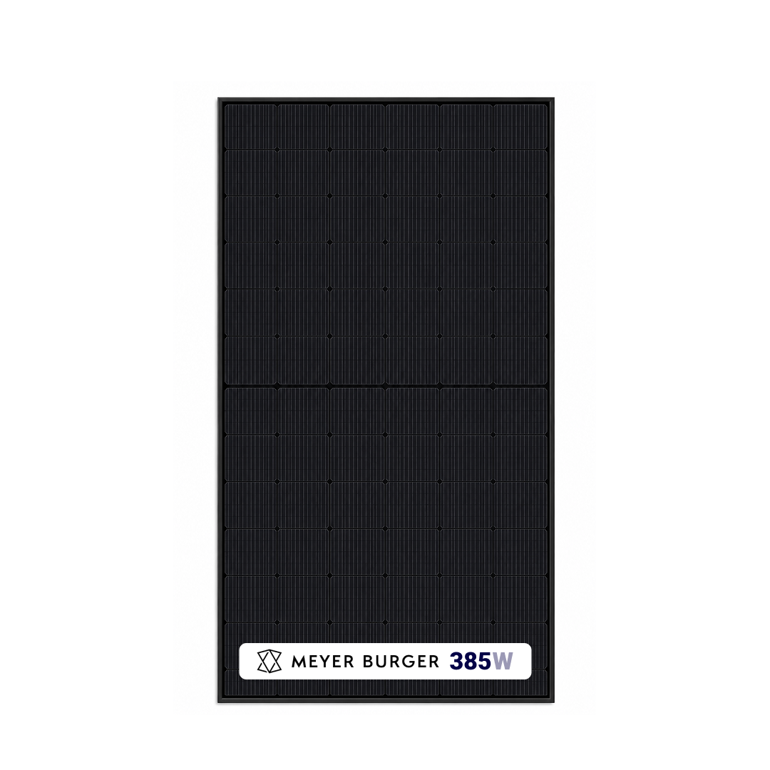 Meyer Burger 385W Mono All Black 120 Half-Cell Solar Panel MB_B120AyB_385