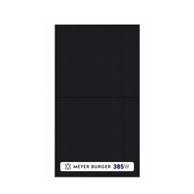 Meyer Burger 385W Mono All Black 120 Half-Cell Solar Panel MB_B120AyB_385